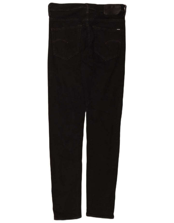 G-Star Herren 3301 Slim Jeans W31 L36 Schwarze Baumwolle