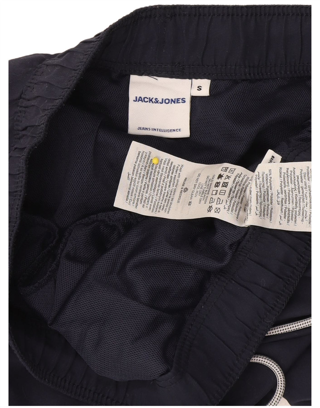 Jack & Jones Herren-Badeshorts, Größe S, Marineblau, Polyester
