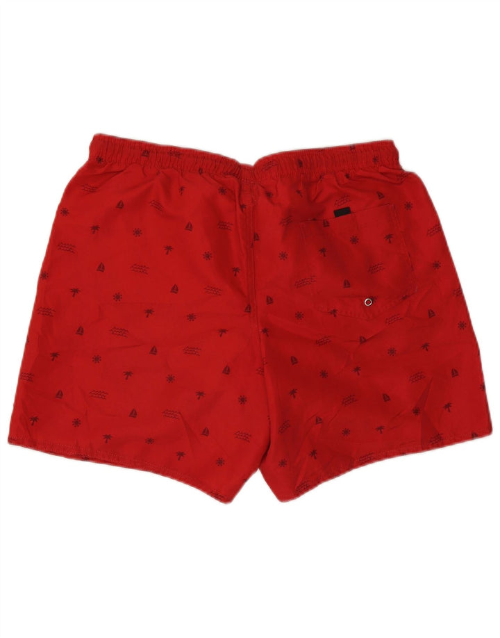 Lotto Herren Badeshorts mit Grafik, Größe L, Rot