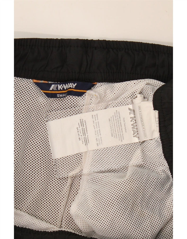 K-WAY Womens Swimming Shorts UK 10 Small  Black Polyester
