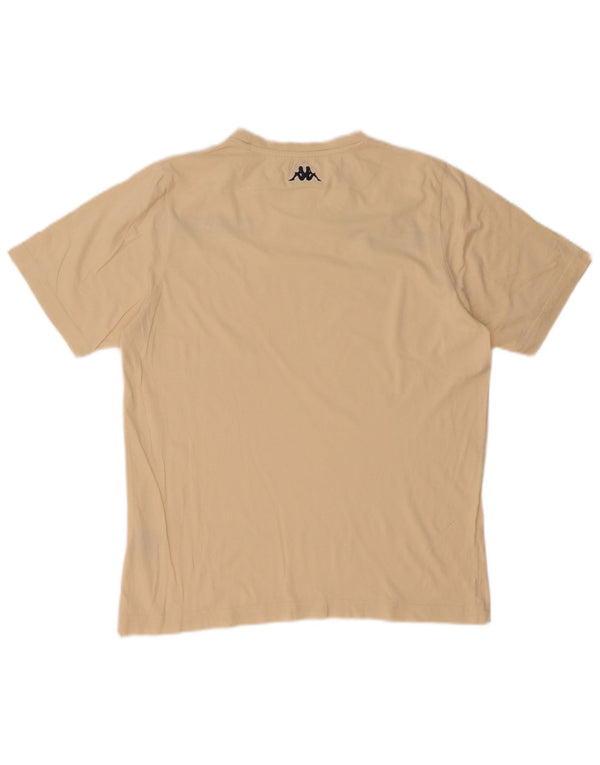Kappa Herren-T-Shirt mit Grafik, mittelbeige Baumwolle