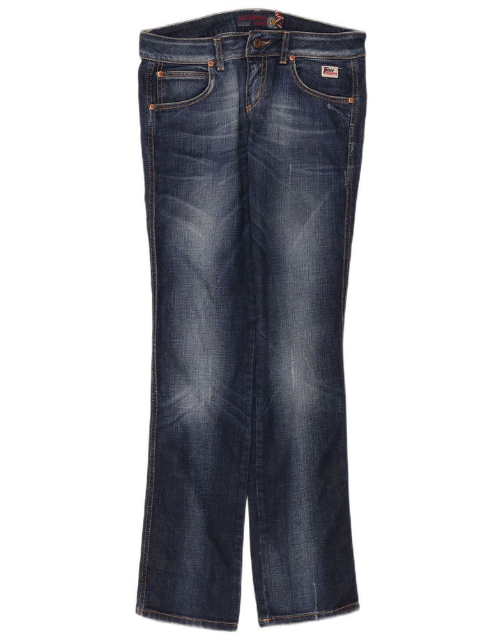 Roy Rogers Damen Straight Jeans W32 L34 Marineblau