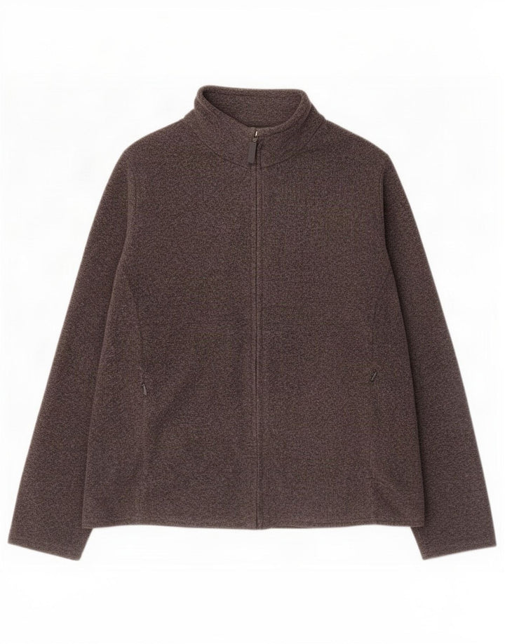 Marks & Spencer Damen Fleecejacke UK 18 XL Grau Polyester