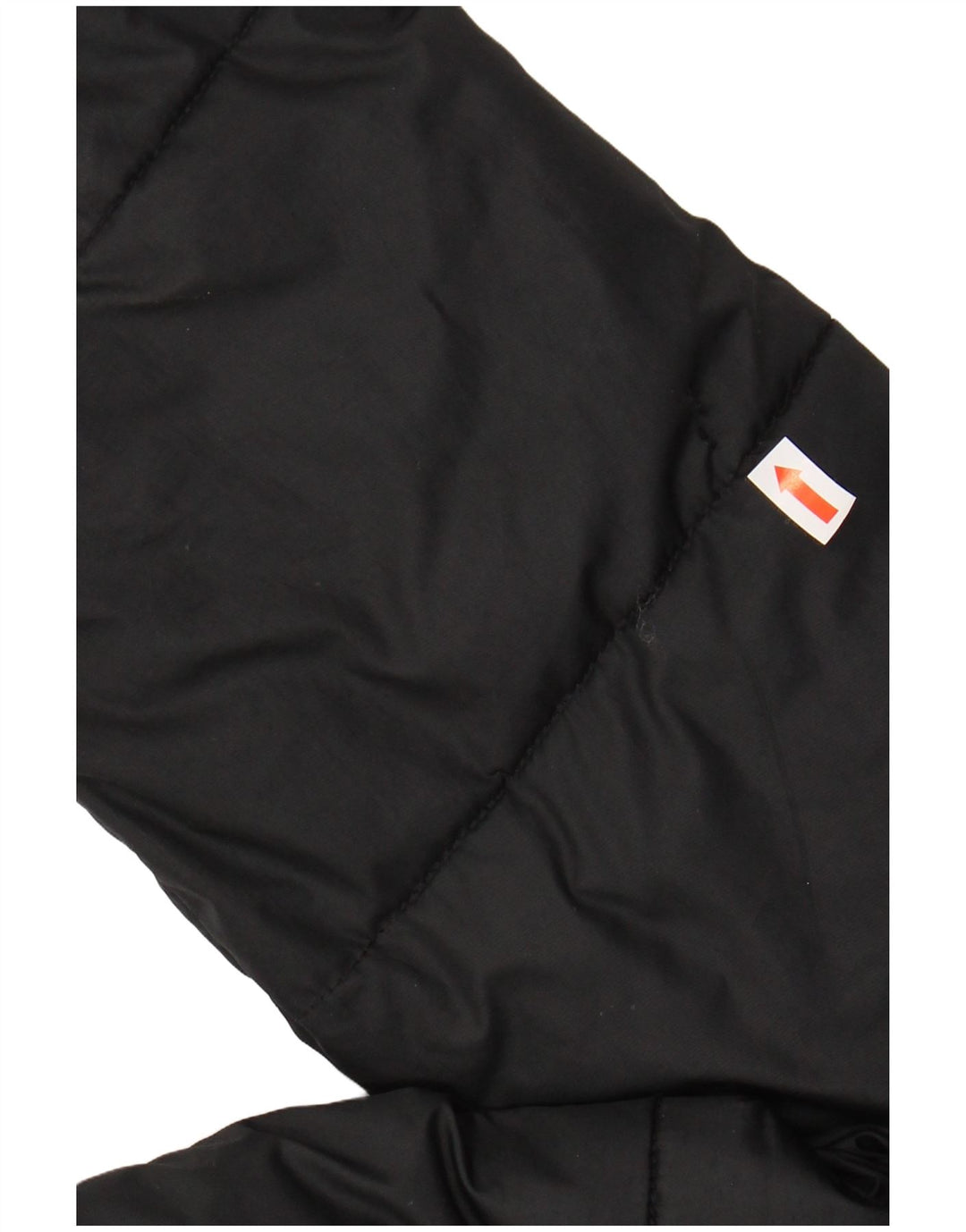 HOLLISTER Damen Übergroße wattierte Jacke UK 6 XS Schwarz Polyester