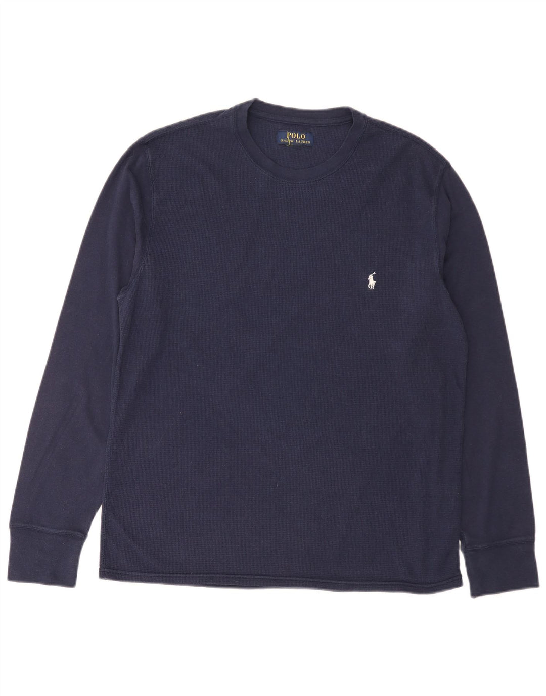 Polo Ralph Lauren Herren-Oberteil, langärmelig, mittelgroß, Marineblau