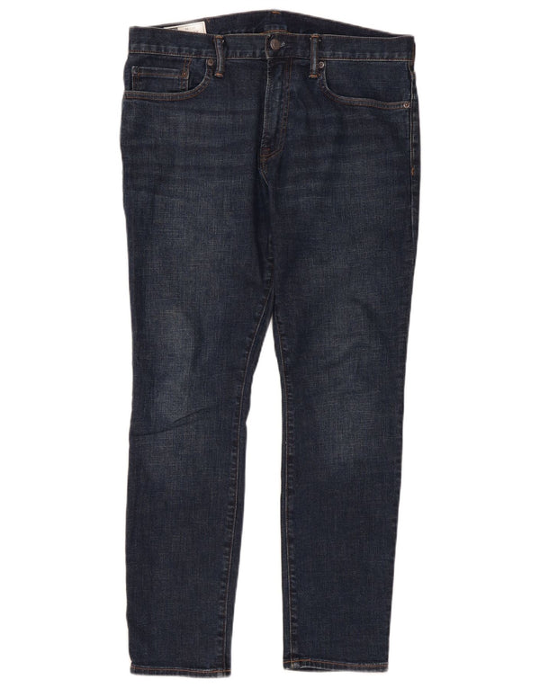 Gap Damen Skinny Jeans W32 L30 Marineblaue Baumwolle