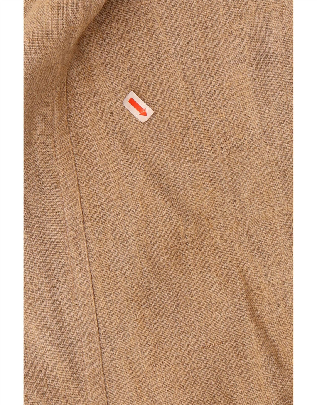 MILESTONE Mens Bomber Jacket IT 56 3XL Beige Striped Linen Vintage Milestone and Second-Hand Milestone from Messina Hembry 