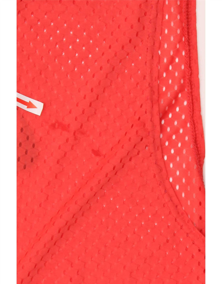 Nike Herren-T-Shirt mit Grafik, groß, aus rotem Polyester