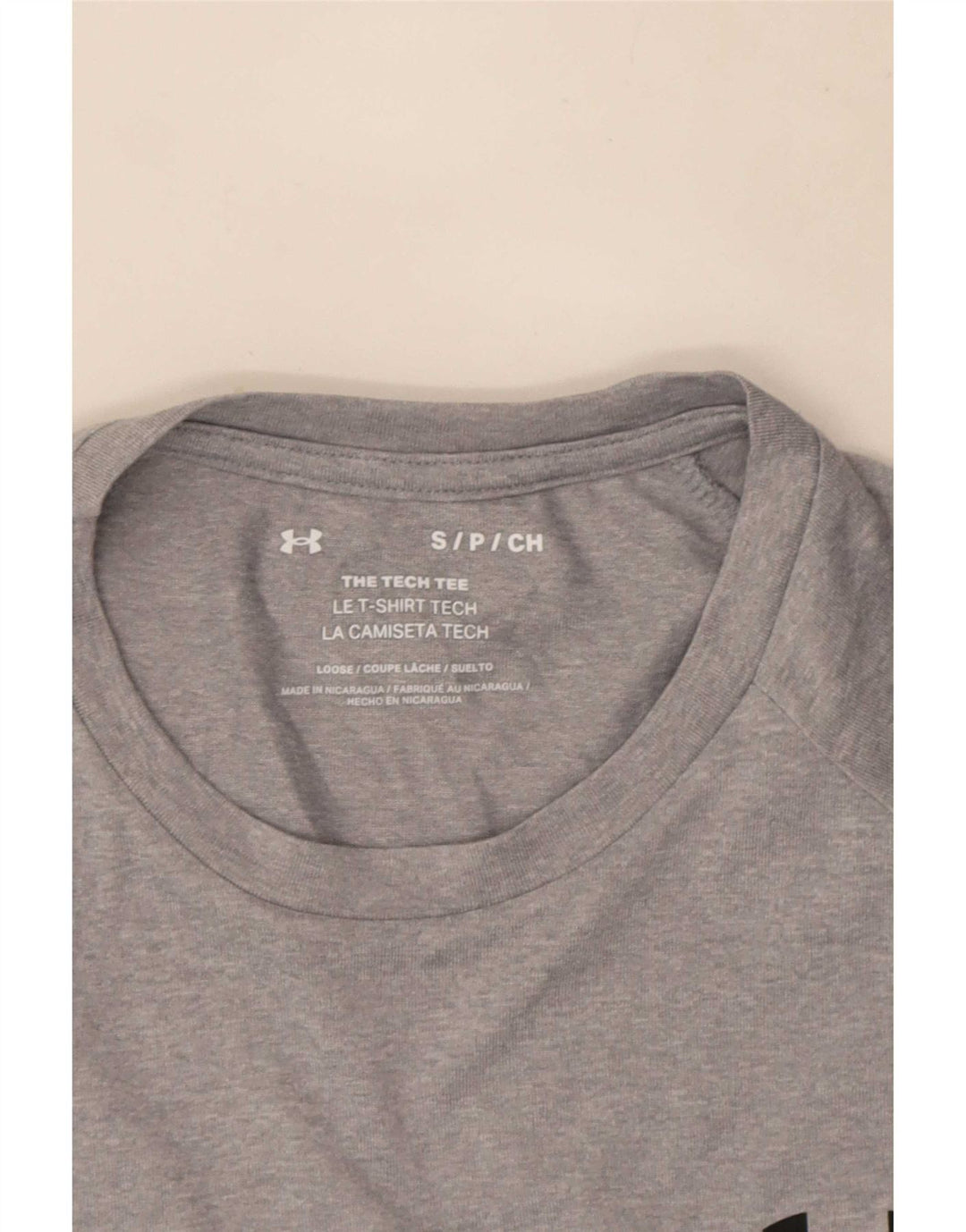 Under Armour Herren T-Shirt Top Small Grau