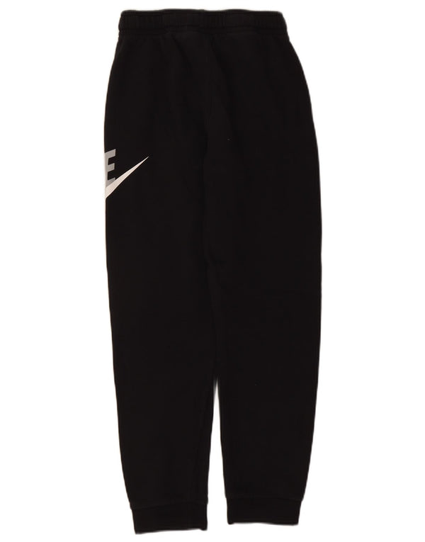 Nike Jungen-Trainingsanzug mit Grafik, Jogginghose, 12–13 Jahre, Größe L, Schwarz, Baumwolle