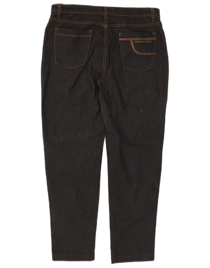 Trussardi Damen Tapered Jeans W34 L26 Schwarz