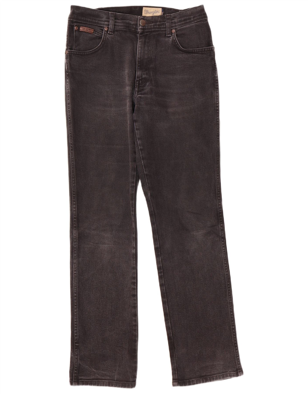 Wrangler Herren Texas Straight Jeans W31 L32 Graue Baumwolle