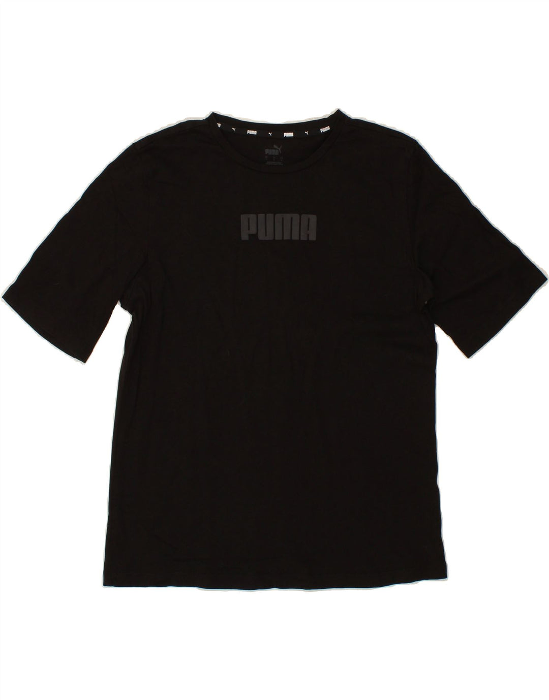 PUMA Womens Graphic T-Shirt Top UK 16 Large Black Vintage Puma and Second-Hand Puma from Messina Hembry 