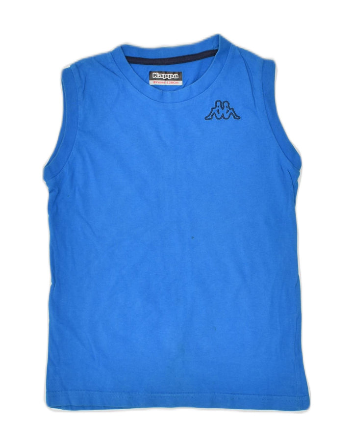 KAPPA Boys Vest Top 7-8 Years Blue Cotton | Vintage Kappa | Thrift | Second-Hand Kappa | Used Clothing | Messina Hembry 