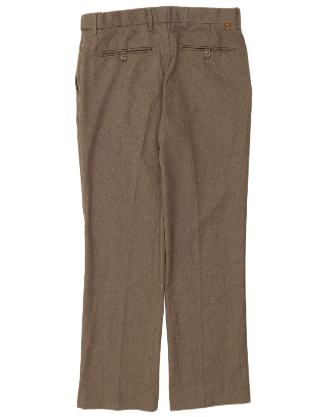 Farah Herren-Anzughose mit klassischer Passform, gerade Passform, W34, L31, braun, Polyester