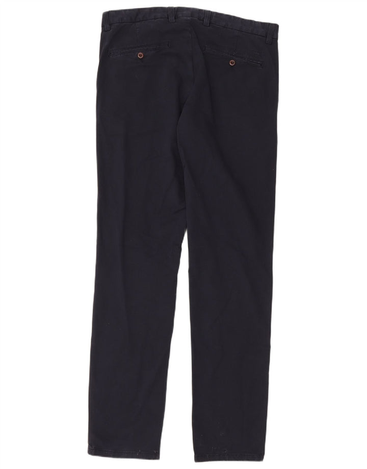 Gant Slim Chino-Hose für Herren, W34 L34, marineblaue Baumwolle