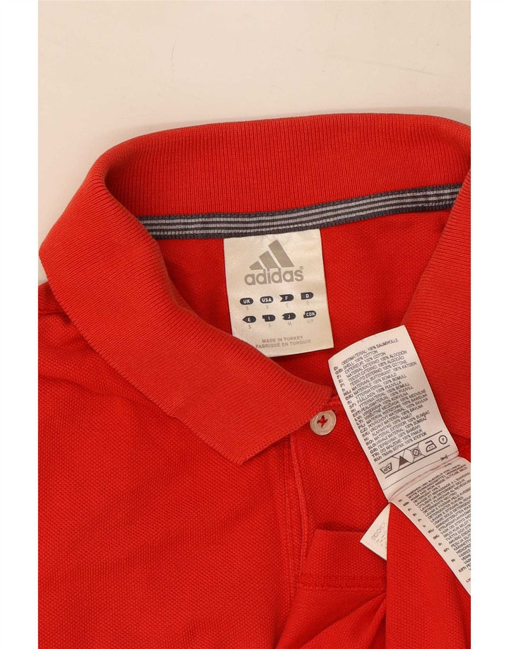 Adidas Herren Poloshirt Kleine rote Baumwolle