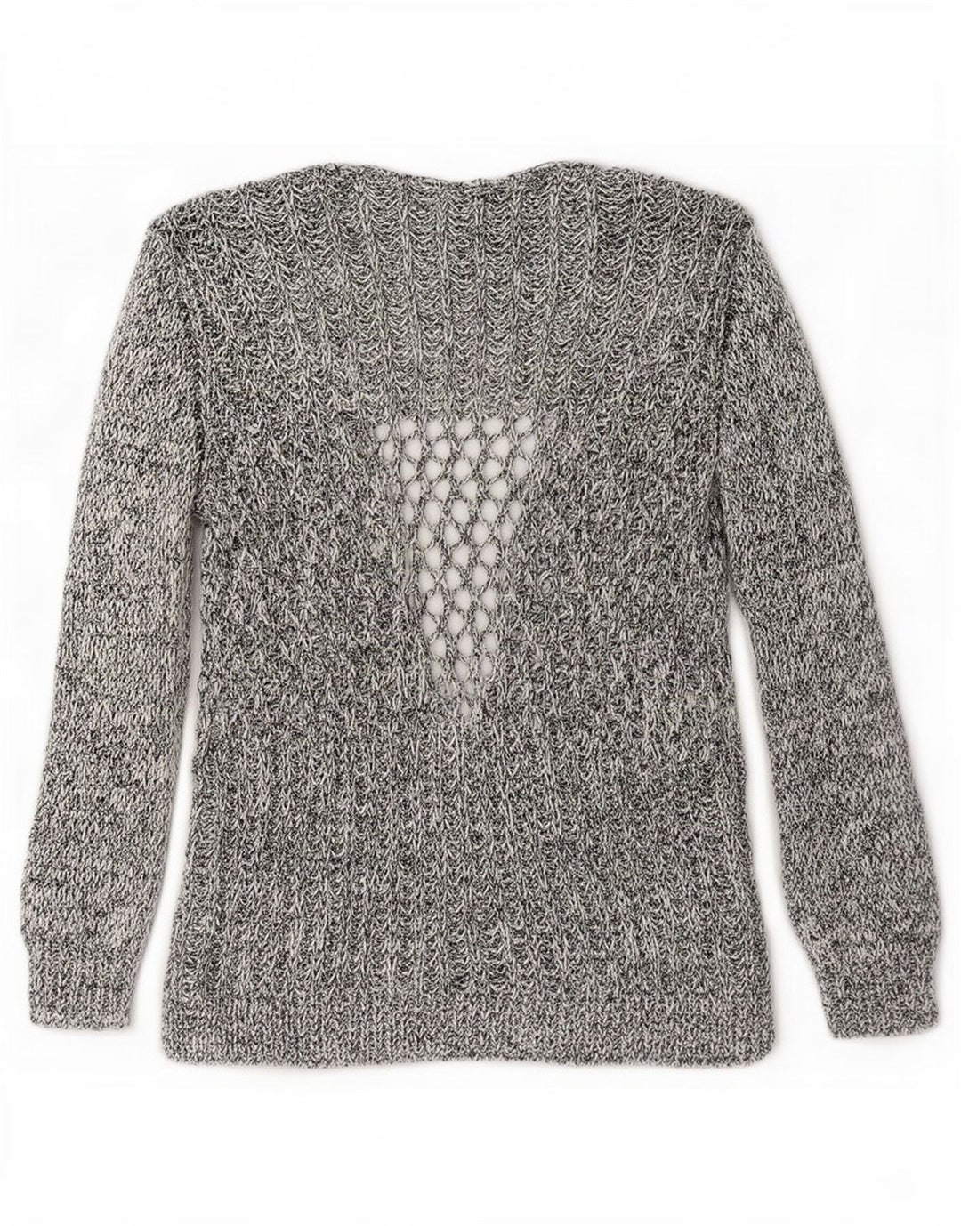 Offener Cardigan für Damen von Zara, Gr. 12, Mittelgrau meliert