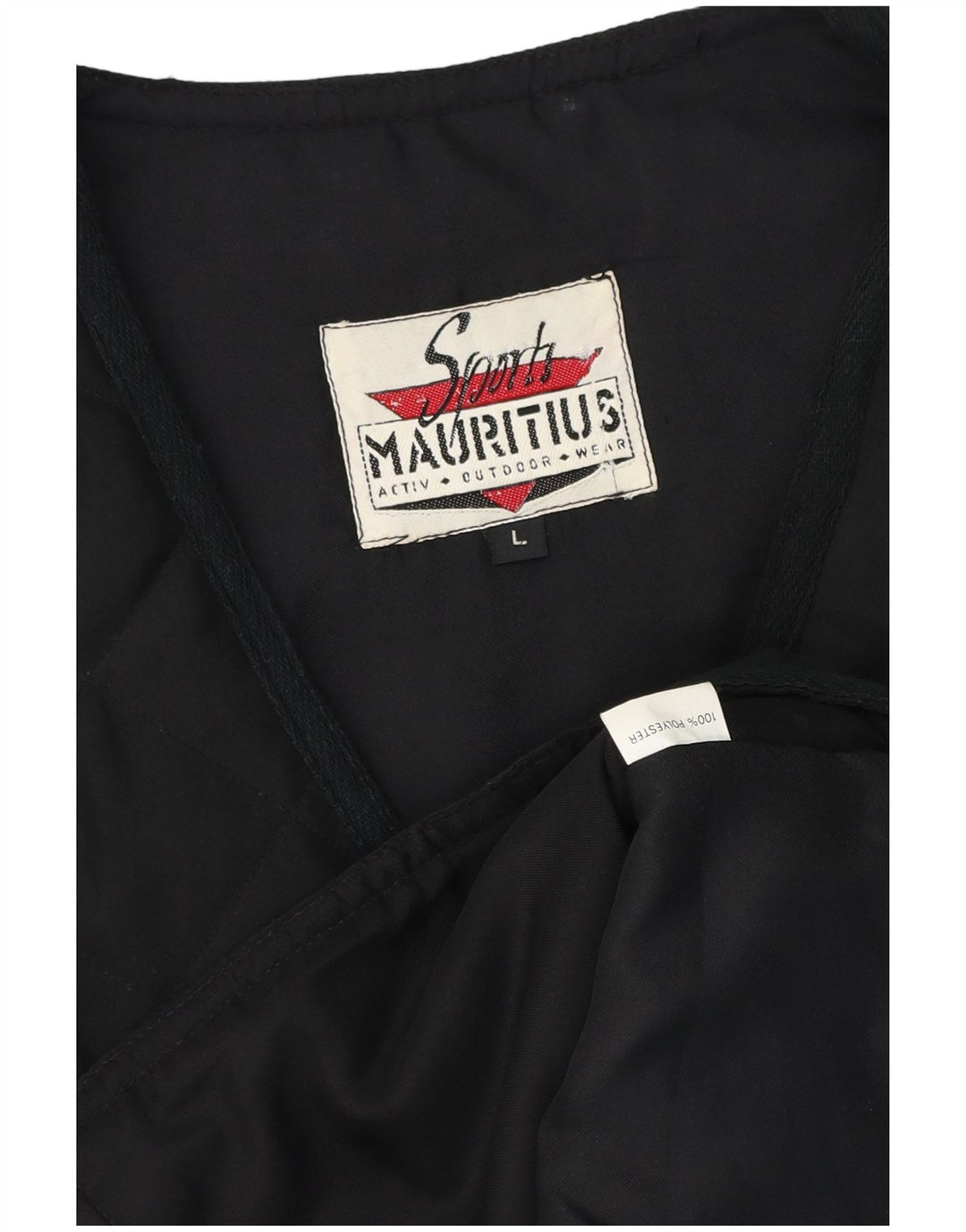 Mauritius Damen Steppweste UK 16 Large Schwarz Polyester