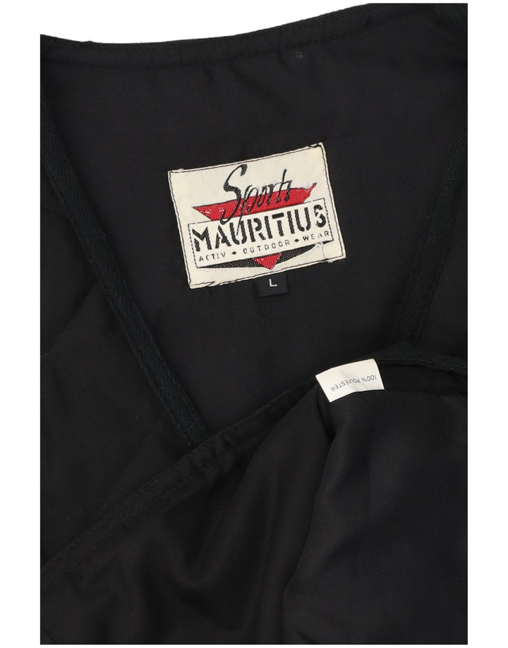 Mauritius Damen Steppweste UK 16 Large Schwarz Polyester