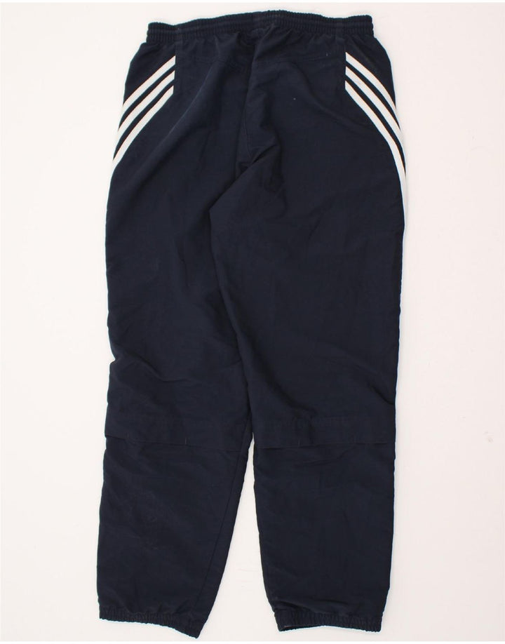 ADIDAS Mens Tracksuit Trousers Joggers Medium  Navy Blue Polyester Vintage Adidas and Second-Hand Adidas from Messina Hembry 