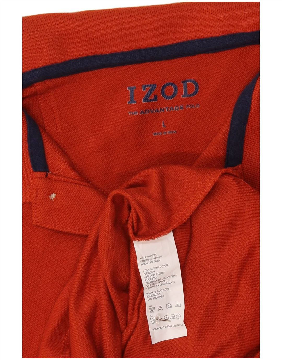 IZOD Herren-Poloshirt, große Baumwolle, Orange