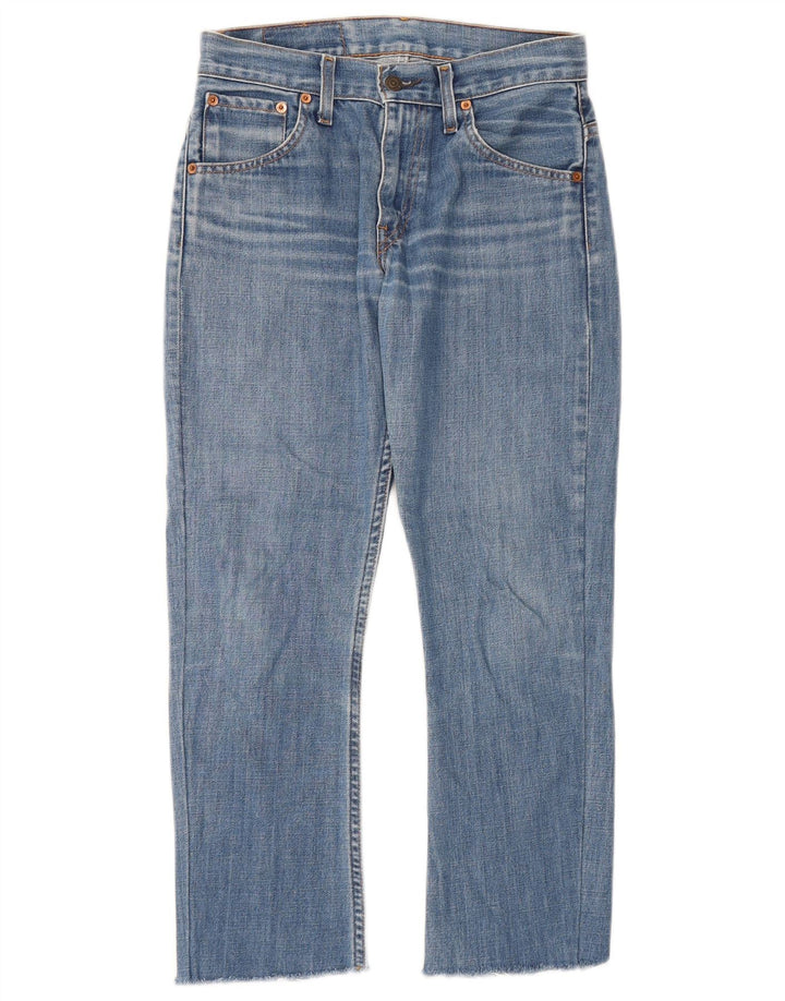 Levi's Herren 516 verkürzte Jeans W27 L25 Blau