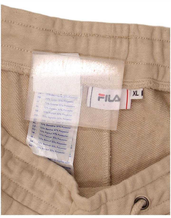 Fila Herren Sportshorts XL Beige Baumwolle