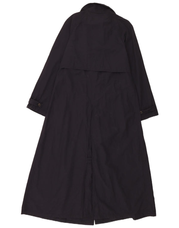 Hugo Boss Damen Zweireihiger Trenchcoat EU 42 Large Marineblau