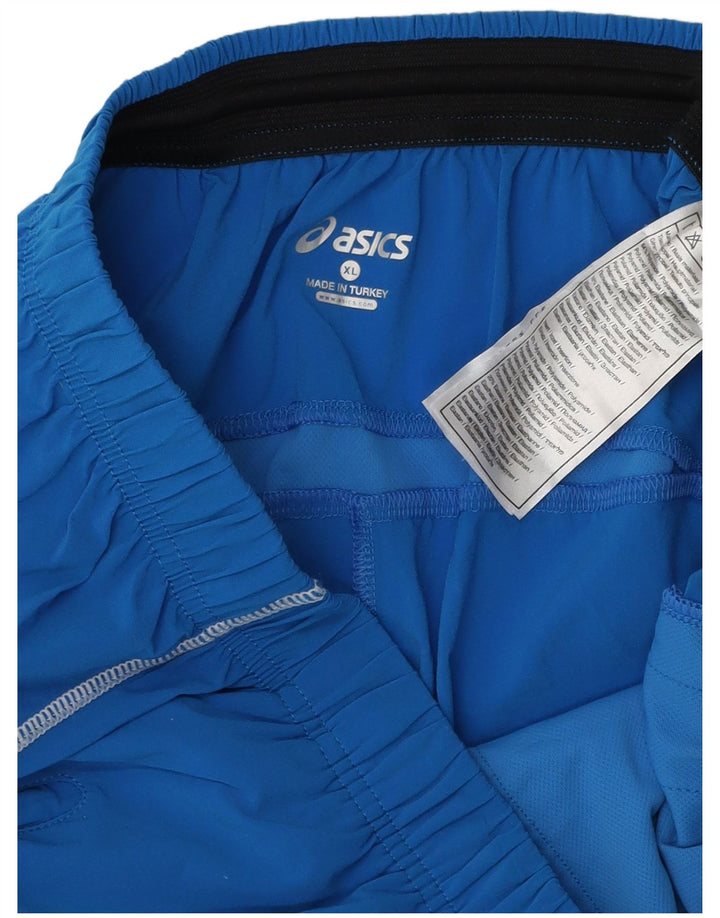 Asics Herren Italia Graphic Trainingshose XL Blau Polyester