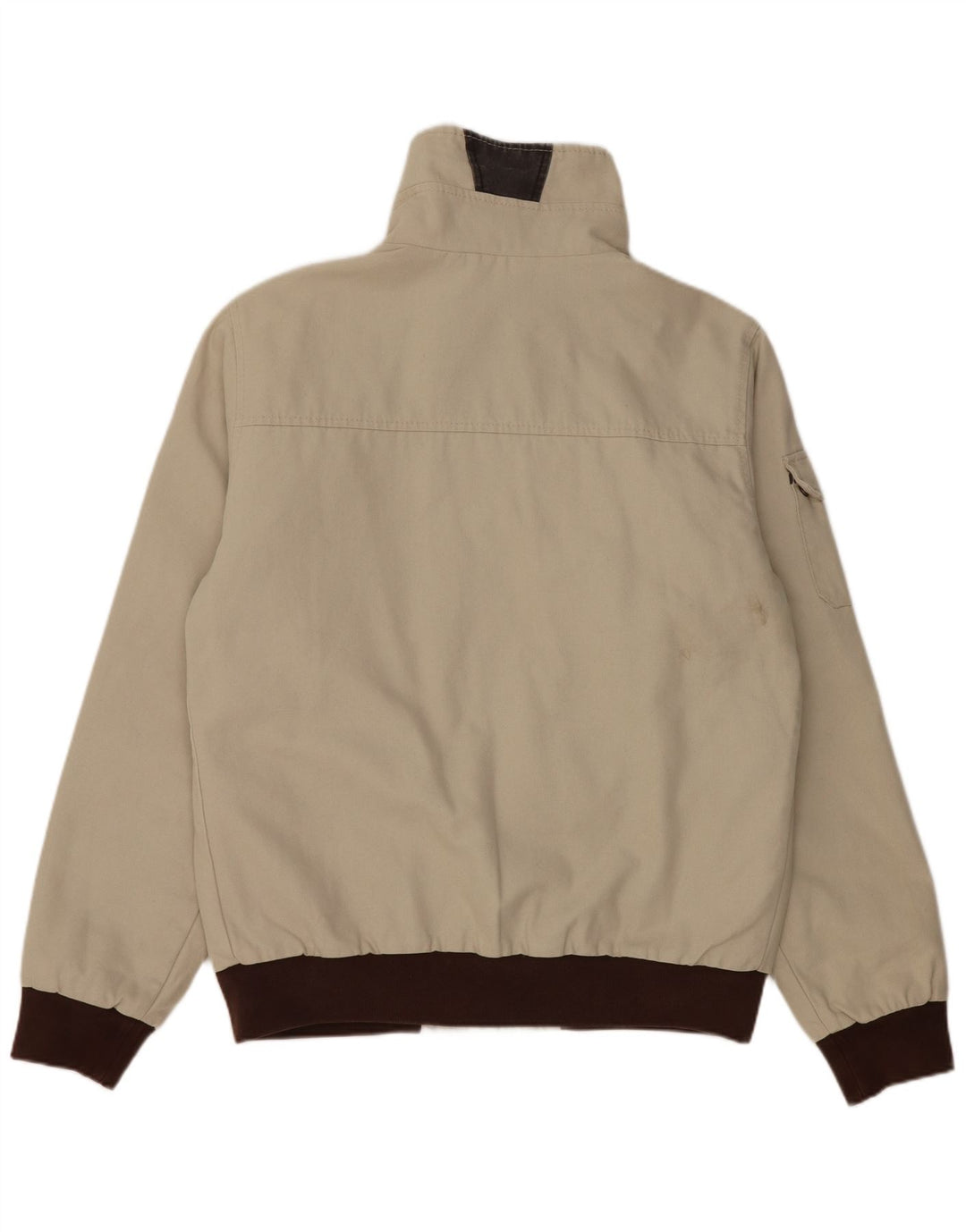 Murphy & Nye Herren Sailmakers Bomberjacke UK 42 XL Graue Colourblock-Baumwolle