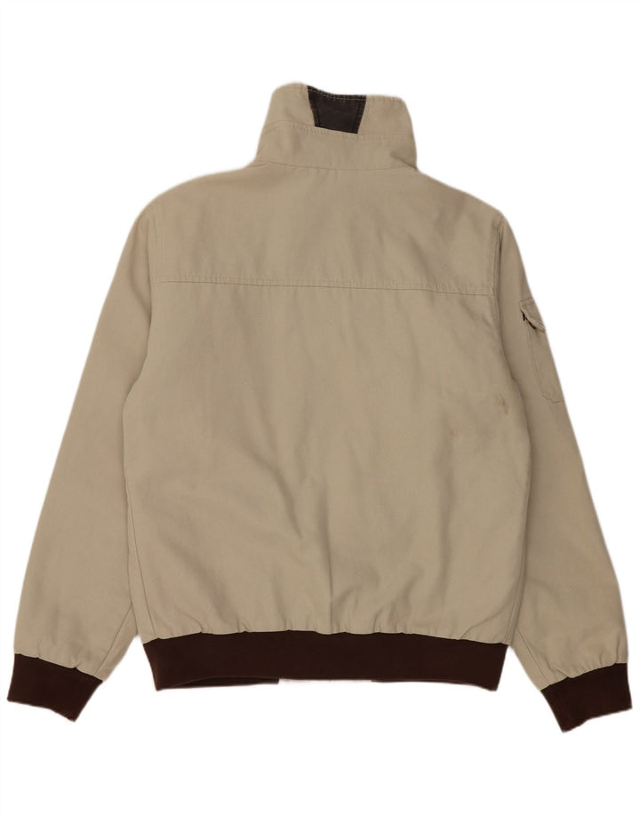 Murphy & Nye Herren Sailmakers Bomberjacke UK 42 XL Graue Colourblock-Baumwolle