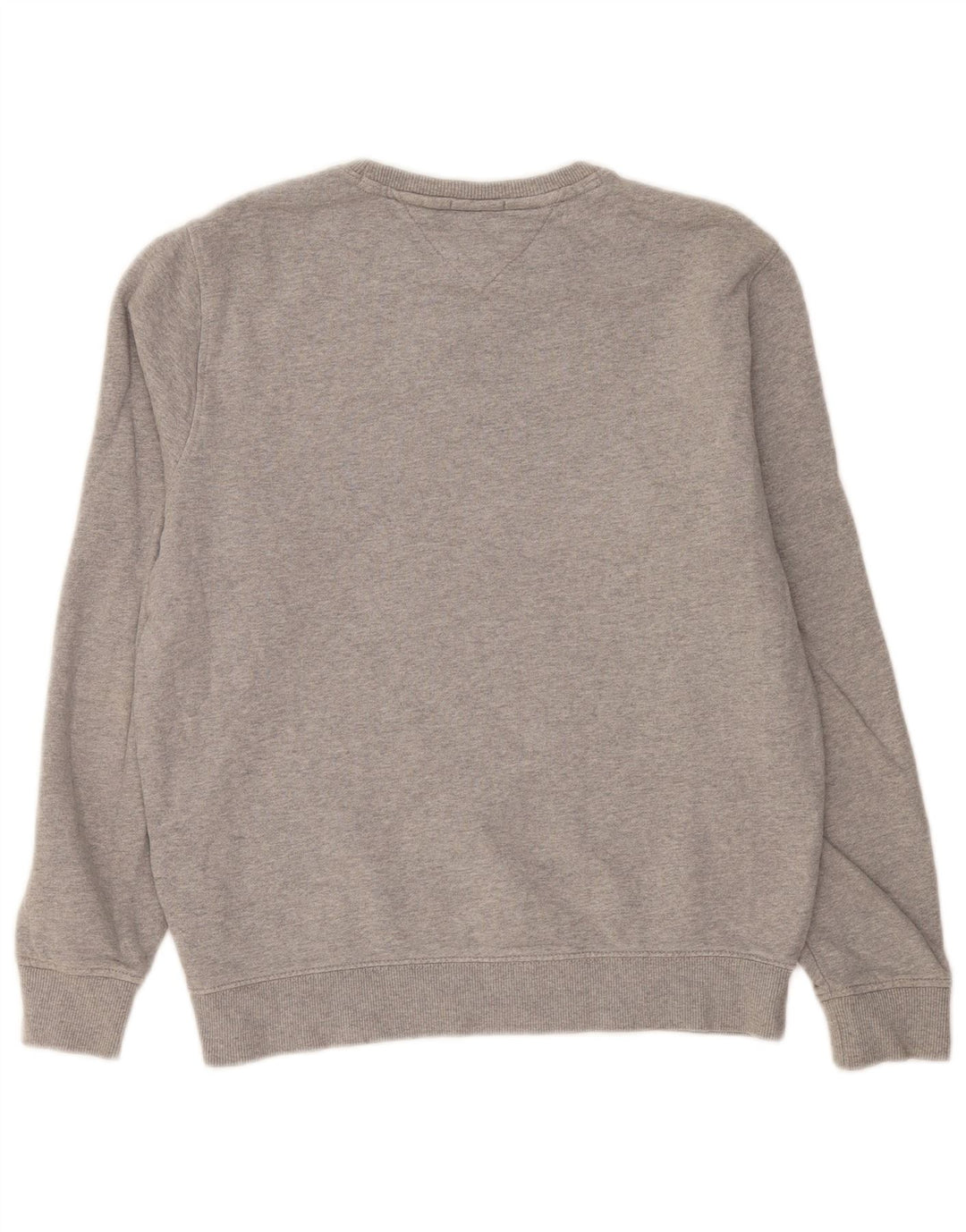 Tommy Hilfiger Damen Grafik-Sweatshirtpullover UK 14 Mittelgrau meliert