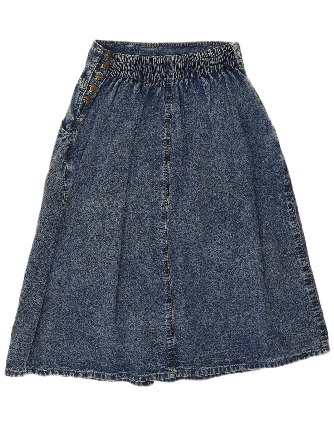 Vintage Damen Jeansrock W28 L30 Blaue Baumwolle
