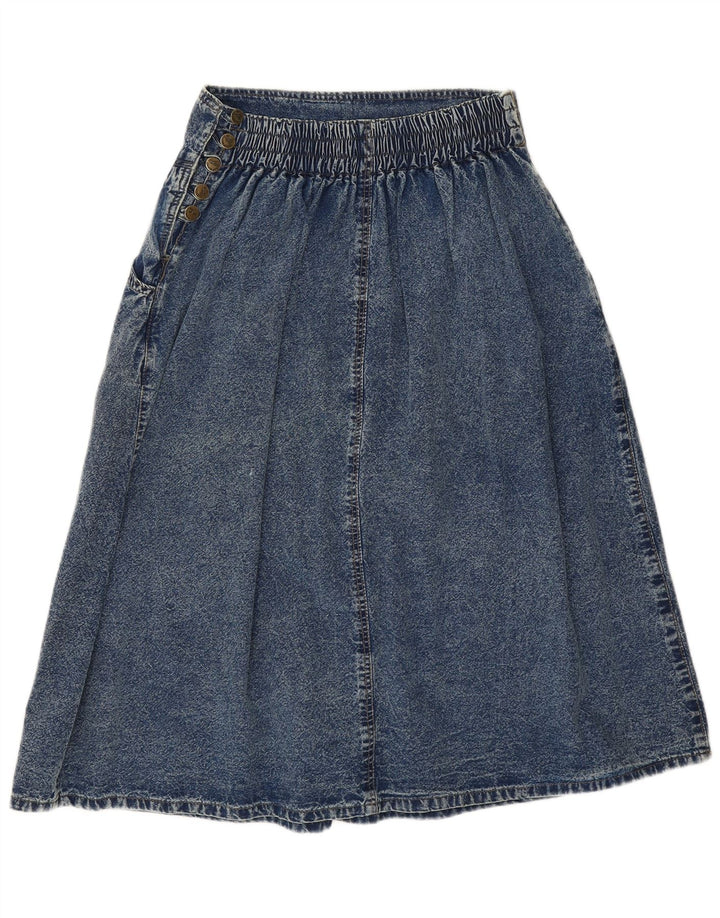 Vintage Damen Jeansrock W28 L30 Blaue Baumwolle