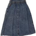 Vintage Damen Jeansrock W28 L30 Blaue Baumwolle