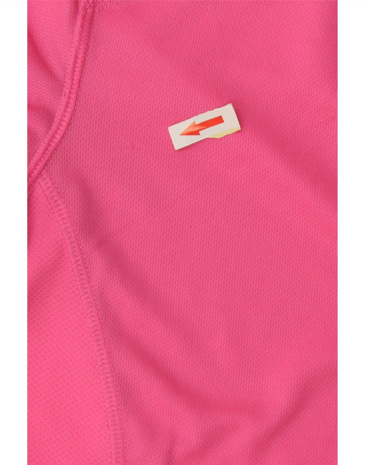 Adidas Damen T-Shirt Top UK 8 Small Rosa Polyester