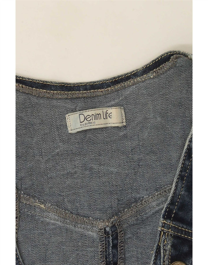 Pimkie Damen Jeansweste UK 8 Small Blau