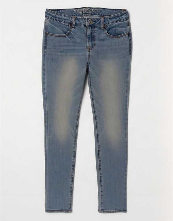 American Eagle Outfitters Damen Jegging-Jeans UK 6 XS W24 L26 Blaue Baumwolle