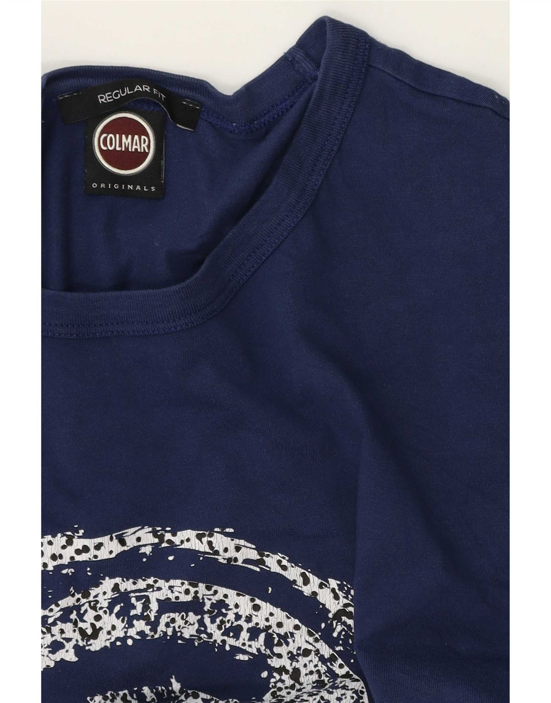 Colmar Herren-T-Shirt mit regulärer Passform, mittelblau