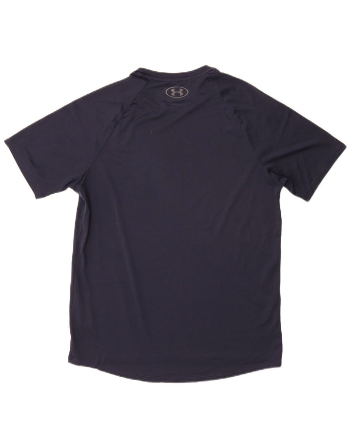Under Armour Herren T-Shirt Top Small Marineblau Polyester