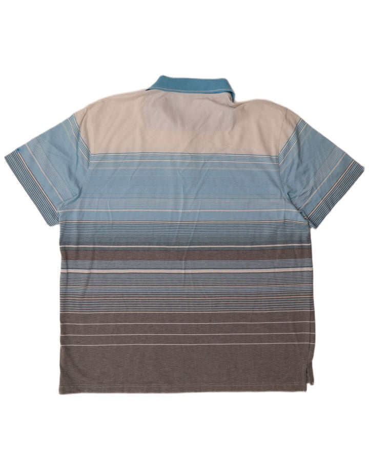 Izod Herren Golf-Poloshirt 2XL, mehrfarbig, gestreift, Baumwolle