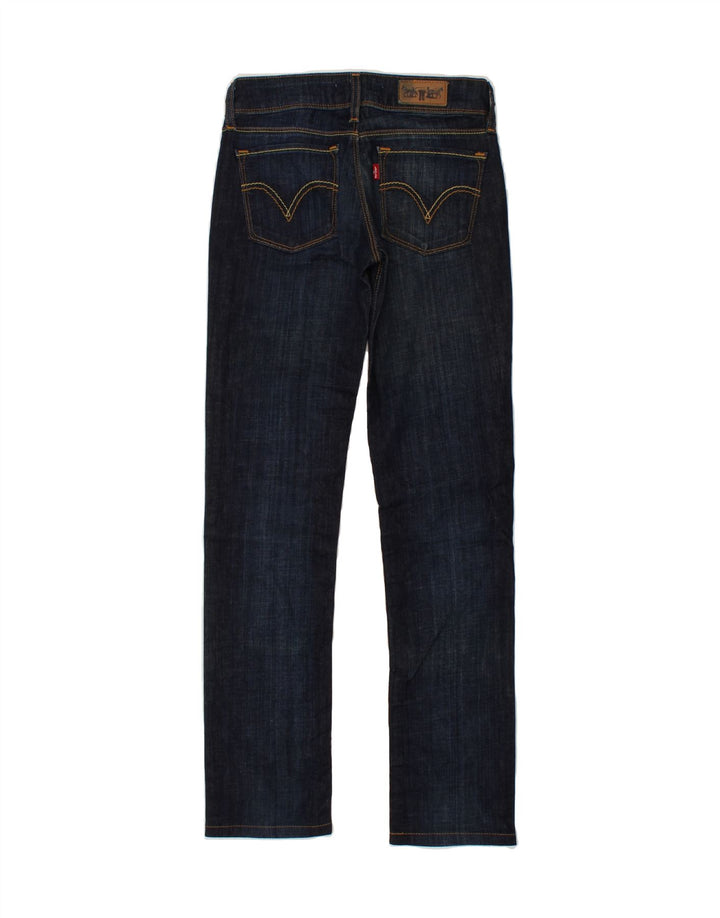 LEVI'S Womens 571 Slim Jeans W26 L31 Navy Blue Vintage Levi's and Second-Hand Levi's from Messina Hembry 