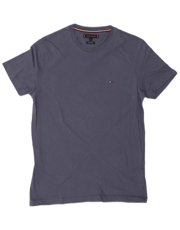 Tommy Hilfiger Herren T-Shirt Top Small Marineblau Baumwolle