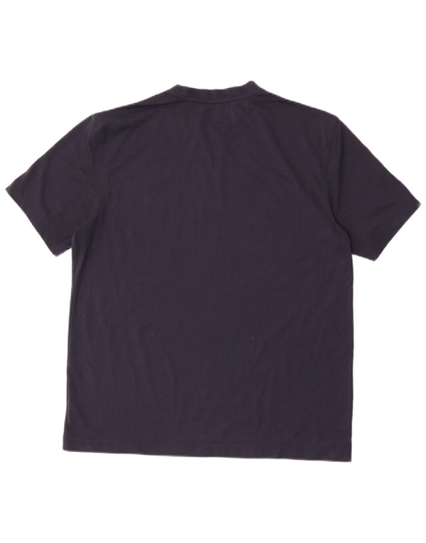 Champion Herren T-Shirt Top Large Marineblau Polyester