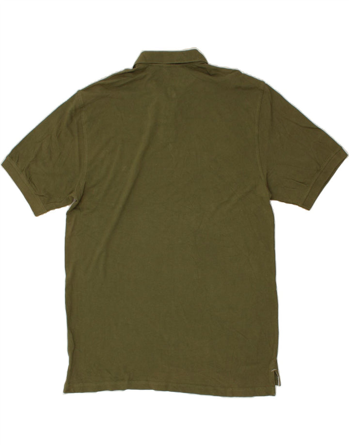 IZOD Mens Polo Shirt XL Khaki Cotton Vintage Izod and Second-Hand Izod from Messina Hembry 