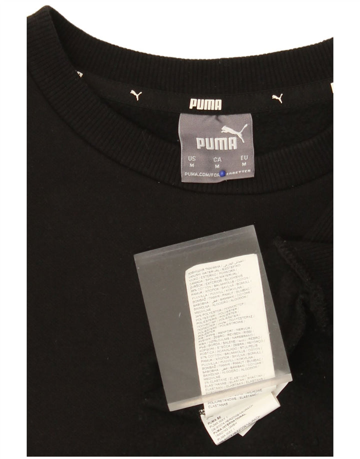 PUMA Herren Sweatshirt Pullover Medium Schwarz Baumwolle