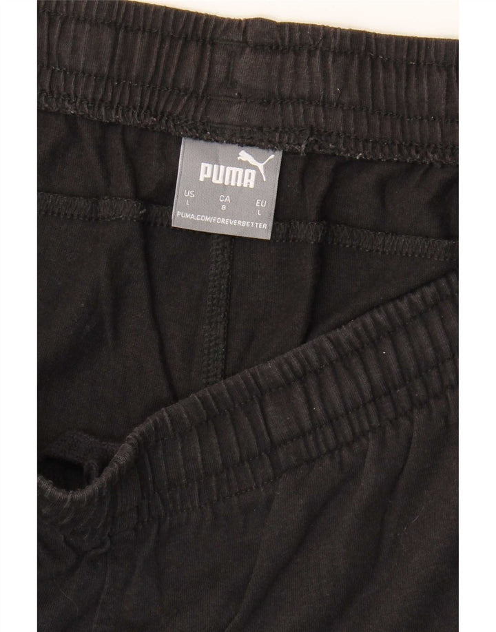 Puma Herren Graphic Sport Shorts Large Schwarz