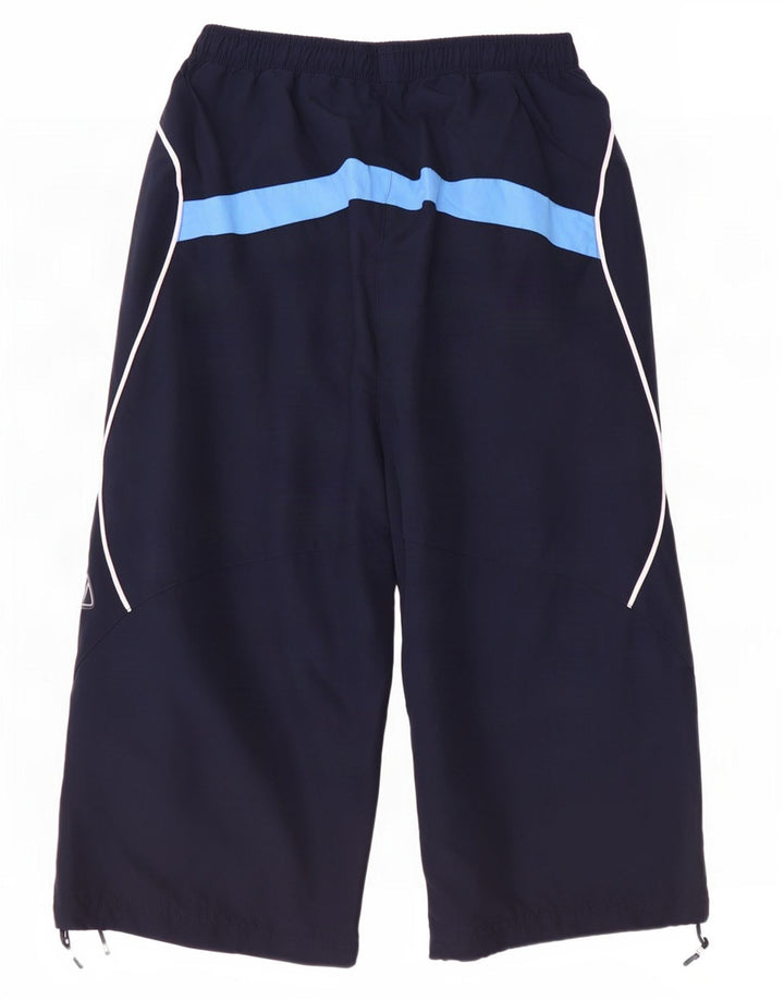 Reebok Herren Capri-Trainingshose, Größe S, Marineblau, Polyester