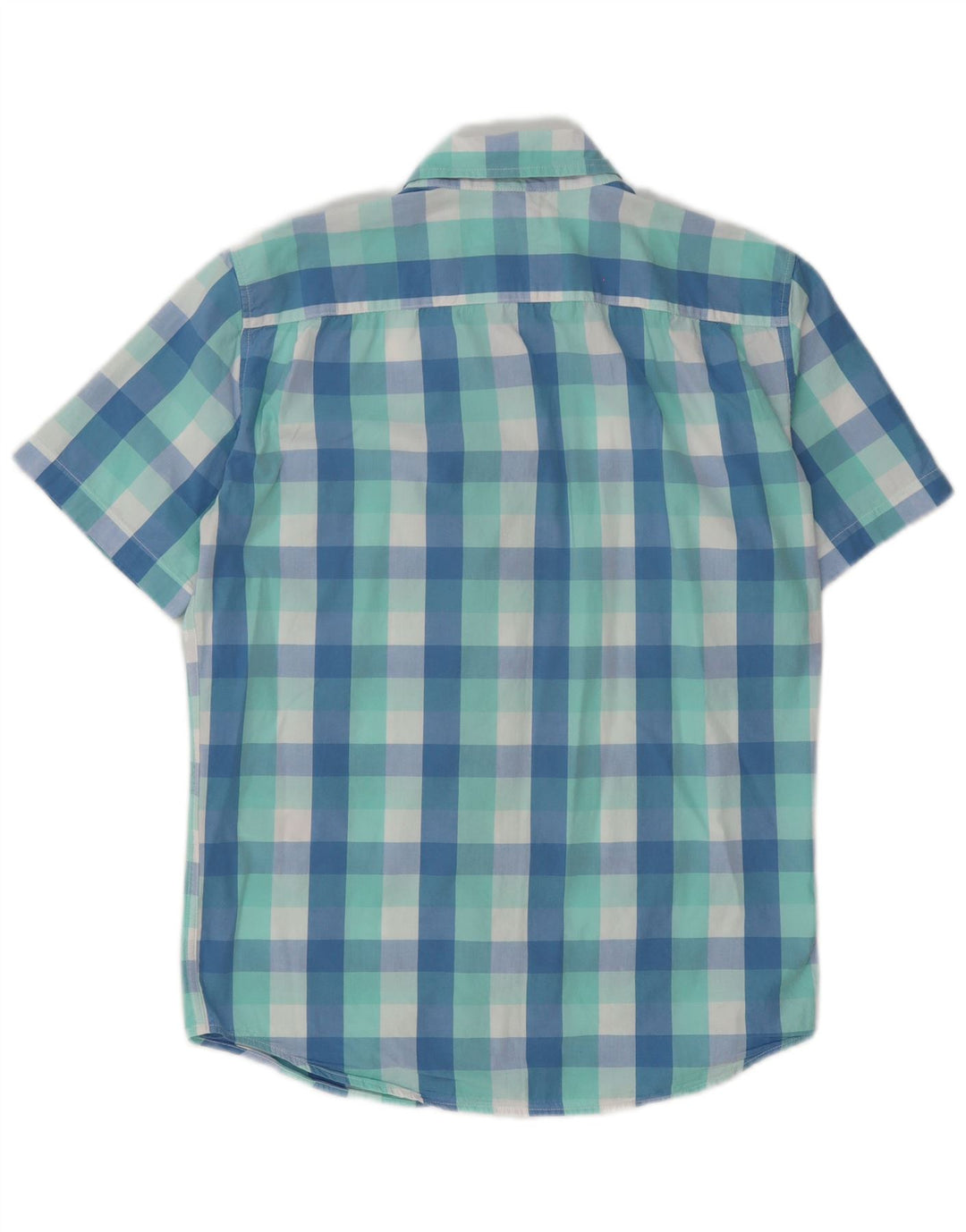 Levi's Herren-Standard-Kurzarmhemd, klein, blau, Gingham-Baumwolle